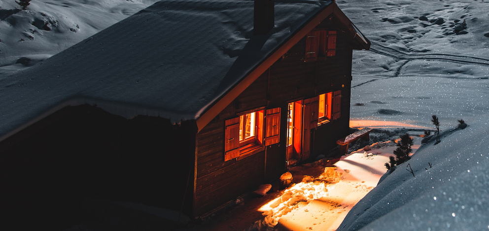 cabane Mont-Noble, hiver, Nax Région Tourisme