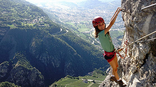 Via Ferrata, Nax, Belvédère