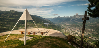 Balcon du Ciel, Nax, Triangulation